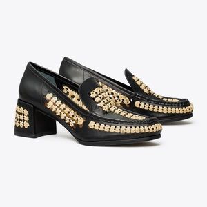 TORY BURCH WOVEN RAFFIA LOAFER